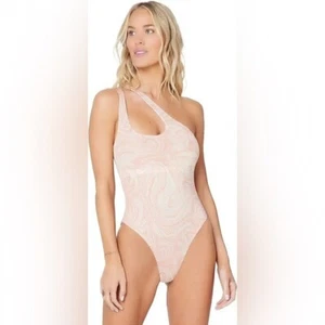 L*Space Shine On Shimmer Phoebe One-Piece Classic Swimsuit Size 10 NWOT - Picture 1 of 7