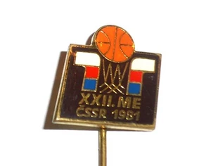 FIBA 22º Campeonato Europeo de Baloncesto Masculino 1981 Checoslovaquia CSSR PIN - Imagen 1 de 4