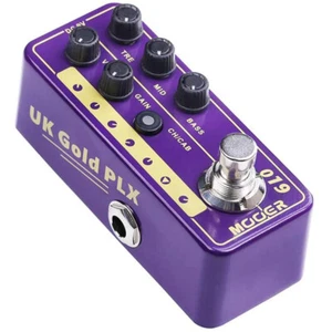 Mooer 019 UK Gold PLX Digital Micro Preamp Guitar Effect Pedal 70's Classic Rock - Picture 1 of 9