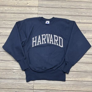 Vintage 90s Champion Harvard University Sweatshirt Damen Gr. Small dunkelblau - Bild 1 von 5