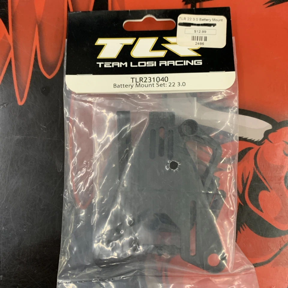 Team Losi Racing TLR231040 Battery Mount Set (22 3.0/22SCT 3.0/22T 3.0) - Image 1 of 1