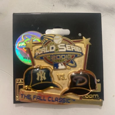 NEW Arizona Diamondbacks vs NY Yankees 2001 World Series Fall Classic Lapel Pin - Image 1 of 3