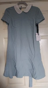 Red Valentino Mint Green Vintage Size 10 Dress With Collar Belt - Picture 1 of 7