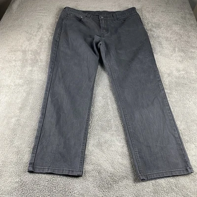 Pantalones de mezclilla deportivos Levis 541 para hombre 36x30 negros tiro medio Foto 1 de 4