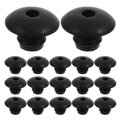  50 Piezas Clavijas Gancho Cerraduras Tapones Negro Accesorios Clips Foto 1 de 4