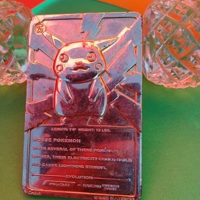 Una (1) barra de oro Pokemon juguete coleccionable de colección Foto 1 de 2