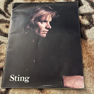 Sting Nothing Like The Sun World Tour Book 1987 To 1988 Police Merch Program - Foto 1 di 3