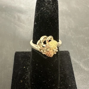 Vintage 925 And 12kt Black Hills Ring - Picture 1 of 5