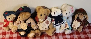 Boyds Bears Konvolut sechs Bären alle mit Etikett - Bild 1 von 17