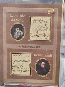 Da Vinci Rembrandt reliquie manoscritte POP - Foto 1 di 3
