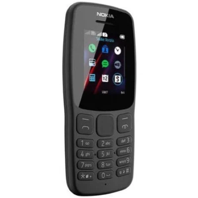NOKIA 106 NERO BLACK EU TORCIA RADIO TELEFONO CELLULARE TASTI DUAL SIM GSM - Immagine 1 di 4