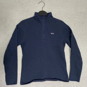 Patagonia Better Pullover Damen M blau 1/4 Zip Wandern Lagenlook Outdoor Freizeit - Bild 1 von 12