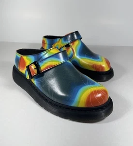 Dr. Martens Isham Thermal Map Damen-Slingback-Pantoletten aus Leder 9 *NEU* 160 $ - Bild 1 von 12