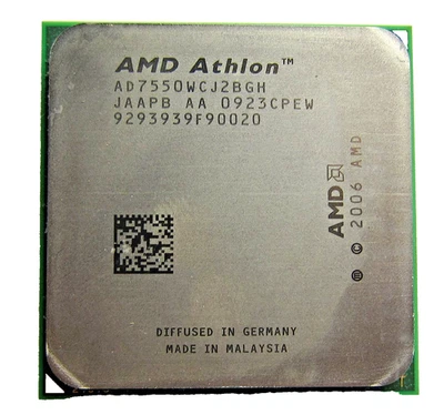 Genuine AMD Athlon X2 7550 AD7550WCJ2BGH 2.5GHz Socket AM2/AM2+ CPU - Image 1 of 2