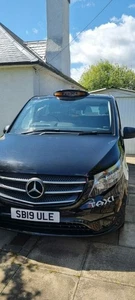 2019 (19) MERCEDES BENZ VITO M8 114 2.1 CDI TOURER M8 BLACK CAB HACKNEY TAXI - Picture 1 of 5