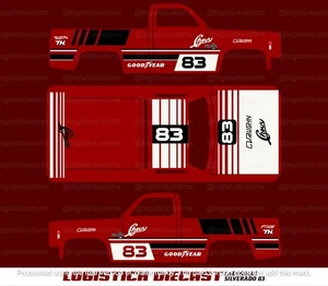 UNIVERSAL Water Slide Decals FOR HOT WHEELS '83 Chevy Silverado a1 - Picture 1 of 4