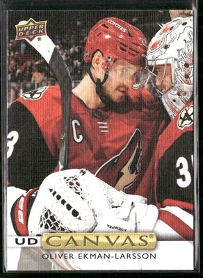 2019-20 Upper Deck - Ud Canvas Oliver Ekman-Larsson #C-193 - Image 1 of 2