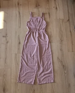 MNG 152 Jumpsuit rosa Mädchen Mango gerafft - Bild 1 von 6
