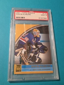 Dan Blackburn 2001 Topps Reserve Card #116 Gold  /1599 PSA 9 Mint - Picture 1 of 4