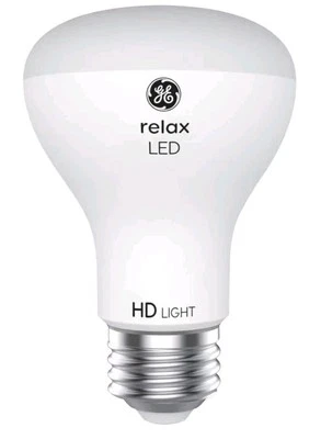 GE Relax 45 W Equivalent Dimmable Soft White R20 LED Single Light Bulb - Image 1 of 3