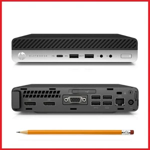 HP EliteDesk 800 G3 Mini PC - I7-7700 Quad Core CPU 32GB Ram 4TB SSD Windows 11 - Picture 1 of 24