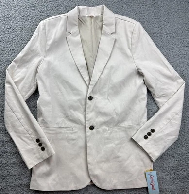 Blazer Dobby Cat & Jack para niño talla 10 beige claro Foto 1 de 4