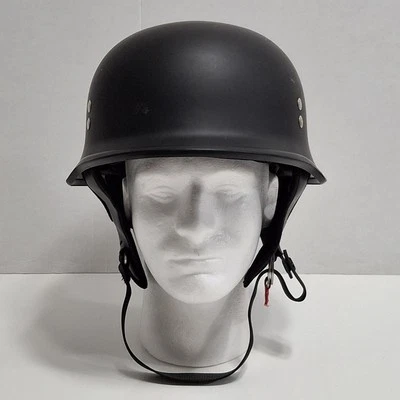 Outlaw German T-75 Flat  Half Helmet SIZE L - Image 1 of 4