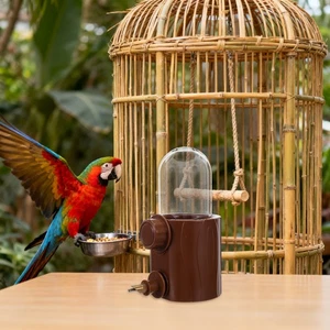 Dispensador automático de alimentación de loros para jaula de pájaros - Imagen 1 de 12