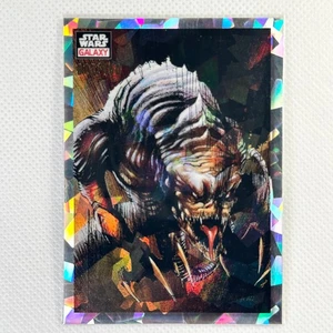 2023 Topps Chrome Star Wars Galaxy #19 Ravenous Rancor Atomic Refractor /150 - Picture 1 of 8