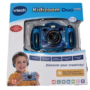 VTech Kidizoom Duo Deluxe 5 MP Digitalkamera MP3 Player Kinder Gaming Spielzeug Neu - Bild 1 von 5