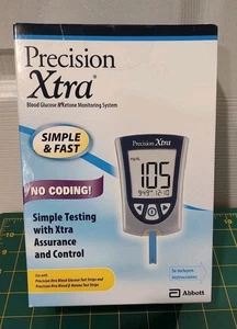 Precision Xtra Blood Glucose and Ketone Monitoring System - No Coding - Sealed - Picture 1 of 4