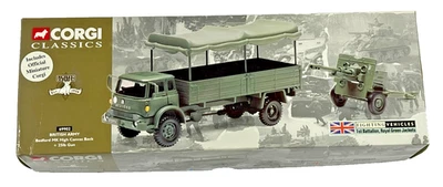 Corgi Classics (69902) British Army Bedford MK High Canvas Back + 25ib Gun - Image 1 of 2