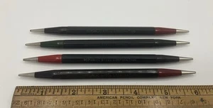 4 Autopoint Republic Steel Double End Mechanical Pencils Red Black Needs Lead - Picture 1 of 5