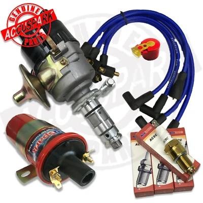 Moris Minor Electronic Distributor/Ignition pack with BLUE HT leads,plugs&coil - Image 1 of 4
