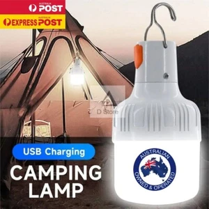Outdoor Camping USB Rechargeable LED Lamp Bulbs High Brightness Emergency Light - Picture 1 of 10