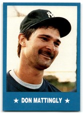 1989 PACIFIC CARDS & COMICS SERIES I (UNLICENSED) DON MATTINGLY NEW YORK YANKEES