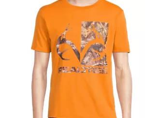 RealTree Men's  L/S  Sedona Graphic Print , Dark Orange,LG or 2XL - Picture 1 of 1