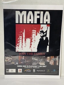 Mafia - Vintage Gaming Print Ad / Poster / Wall Art - CLEAN - 8"x10" - Picture 1 of 5