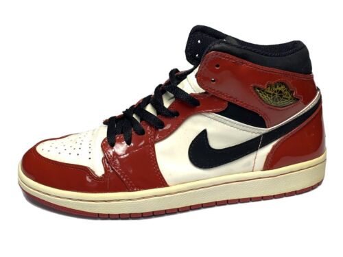 Size+10+-+Jordan+1+Retro+Patent+Chicago+Bulls+2003 for sale online