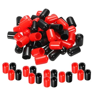 50Stk Gummi Endkappen Cover Sortiment 1/2" Vinyl Schraube Gewinde Beschützer - Bild 1 von 5