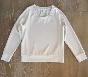 $99 NEW ATHLETA Seasoft Crewneck Sweatshirt Top SOFT Seasonless Go-To Layer Sz S - Picture 1 of 16