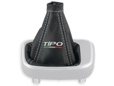 FIAT TIPO 2015-2020 FUNDA PALANCA DE CAMBIOS BORDADO HILO BLANCO Italia - Imagen 1 de 4