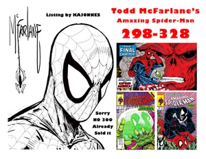 MARVEL COMICS Amazing SPIDER-MAN 298 299 301 316 Todd McFarlane Run VENOM Hulk - Picture 1 of 215