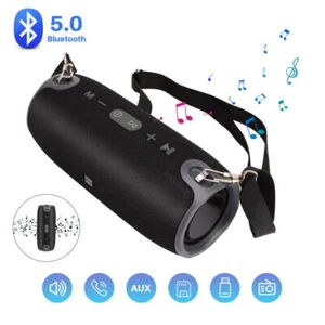 Tragbarer Bluetooth Lautsprecher Stereo Subwoofer Musikbox Radio SD USB 20W DHL - Bild 1 von 12
