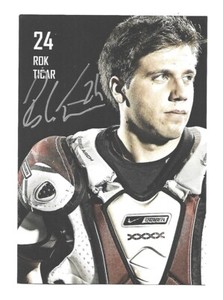 13-14 Ice Hockey Postcard - Rok Ticar - Cologne Sharks - Signed