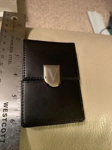 Business Card Cigerette Case ?? With original box!! Has V On Them - Picture 1 of 8