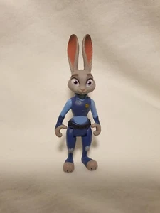 TOMY Zootopia Judy Hopps Mini Action Figure Disney 2.5" Rabbit Bunny Cake Topper - Picture 1 of 4
