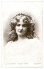 Antique RPPC postcard Miss Ethel Haydon actress stage music hall singer 