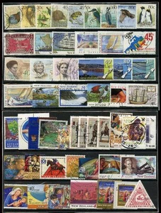 NEW ZEALAND 1988-2005 COLLECTION FINE USED SETS + SINGLES 206 stamps - Picture 1 of 1