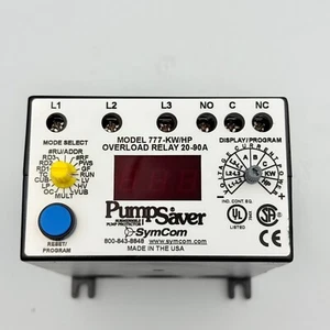 SYMCOM Pump Saver 777-HVR-KW/HP Overload Relay w/ Motor Saver Module RS485MS-2W - Picture 1 of 5